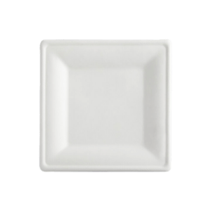 Assiette carrée en bagasse 200 X 200mm