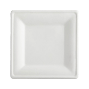 Assiette carrée en bagasse 260 X 260mm
