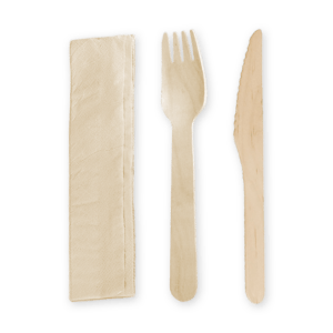Kit de couverts bois 3/1