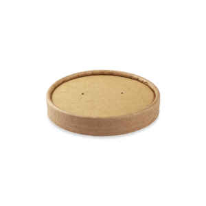 Couvercle Kraft pot à soupe 450ml