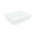 Barquette transportable en polypropylène (PP) de 500 ml, idéale pour plats chauds ou froids, compatible micro-ondes et adaptée à la restauration à emporter