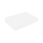 Couvercle universel pour barquettes transportables en polypropylène (PP), compatible avec tous les modèles de 500 à 2000 ml, assurant un transport sûr et sans fuite