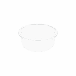 Pot TUSIPACK PET cristal 250 ml, emballage transparent pour plats, sauces et desserts, résistant et pratique pour le transport et la conservation des préparations