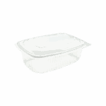 Boîte en polypropylène (PP) transparente avec couvercle à charnière, capacité 800ml, parfaite pour stocker aliments, organiser la cuisine et préparer portions individuelles